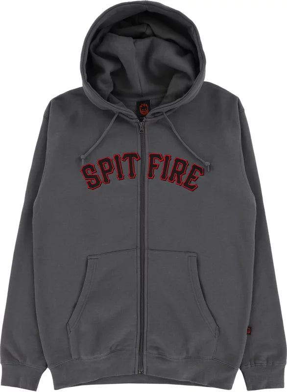 Spitfire - Spitball Zip Hoodie (Charcoal) *SALE